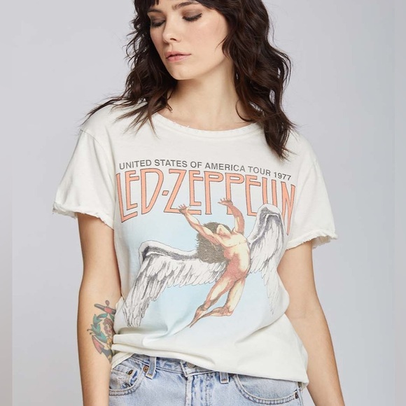 Recycled Karma Led Zeppelin Shirt - Picture 1 of 5